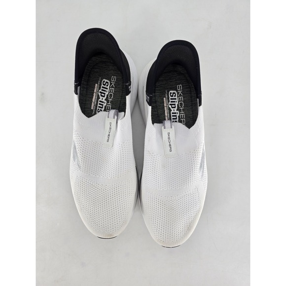 Skechers Max Cushioning Elite 2.0 White Black Womens Athletic Sneaker‎ Sz 9.5